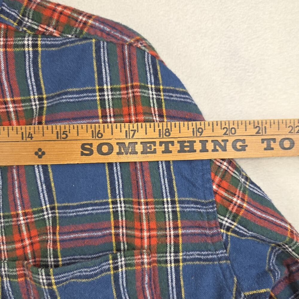 Vtg LL Bean Mens Shirt Sz XXXL Red Plaid Gorpcore Long Sleeve Gorpcore Collared - Picture 11 of 16